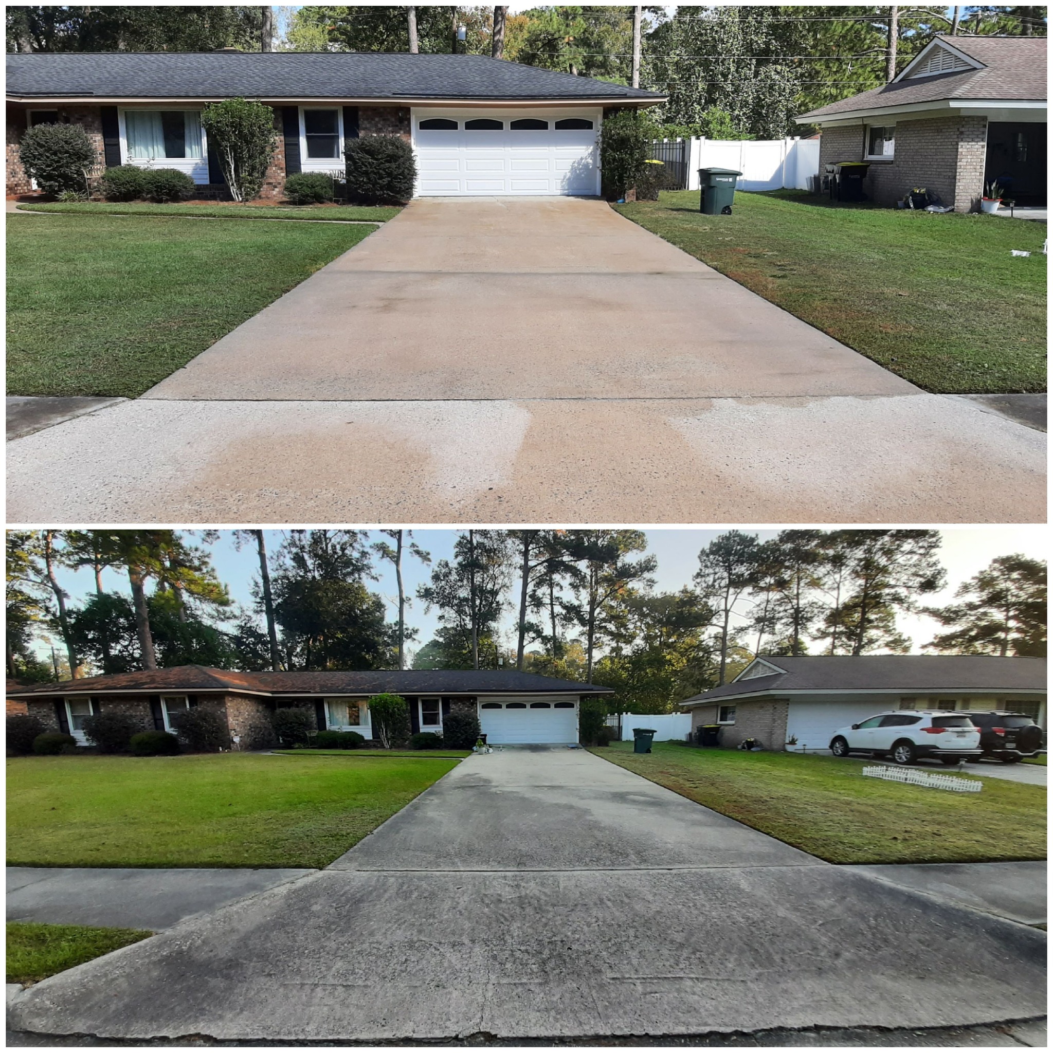 Driveway cleaning service